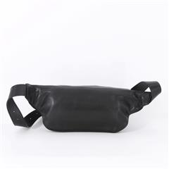 YVES SAINT LAURENT Classic Black Leather Monogram Women Belt Bag